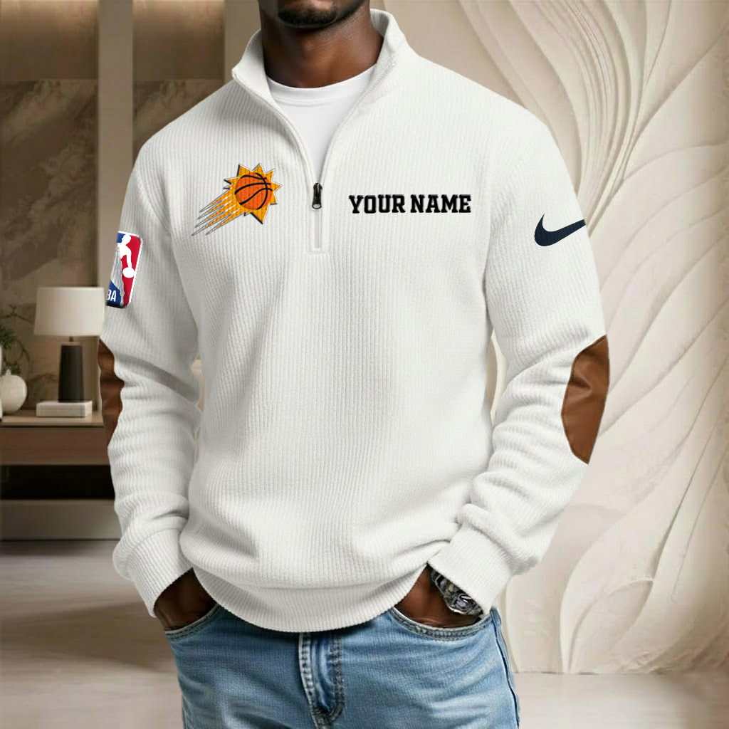 NBA x PHO Custom Name Stand Collar Half-zip Sweatshirt HLP HLPHUONG