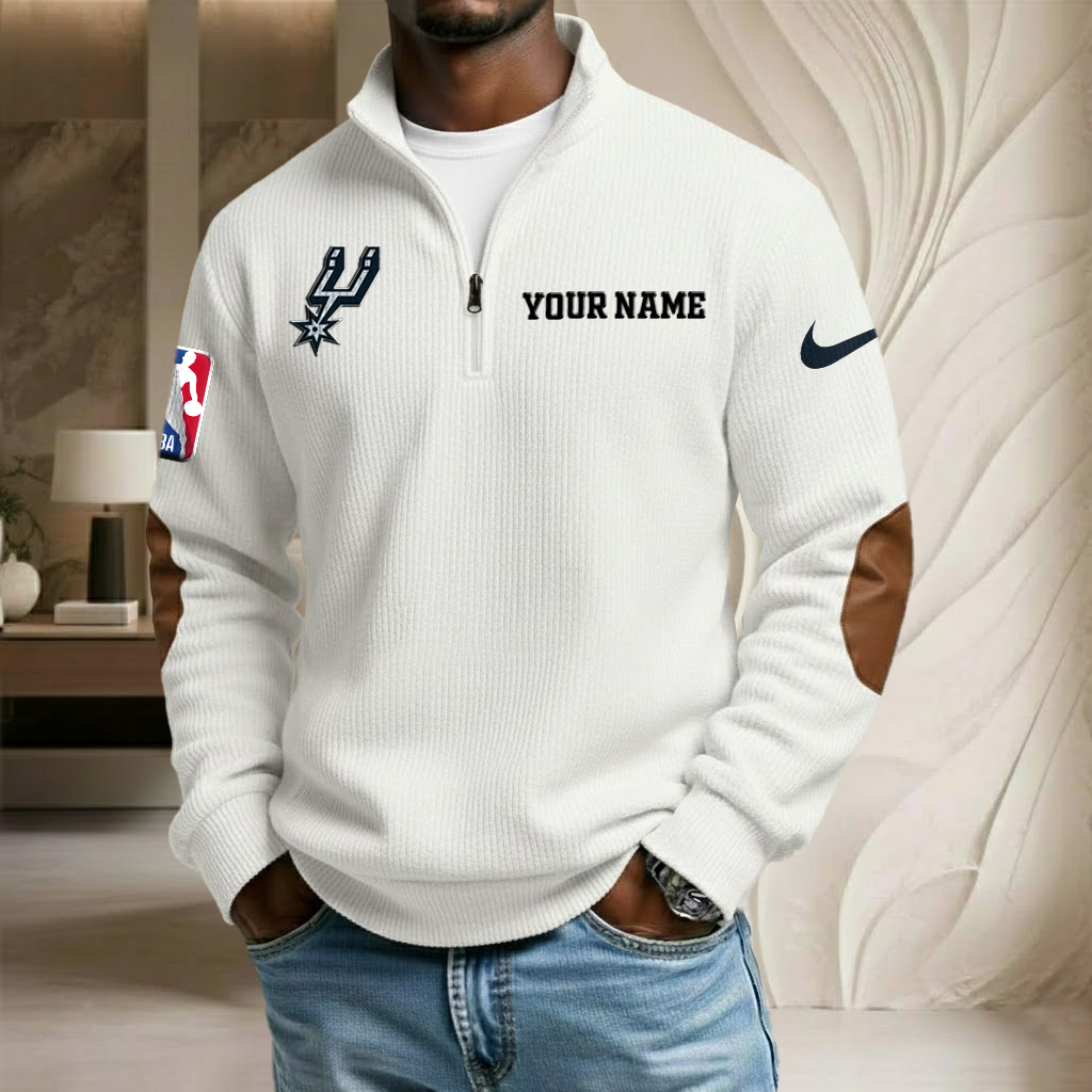NBA x SA Custom Name Stand Collar Half-zip Sweatshirt HLP HLPHUONG