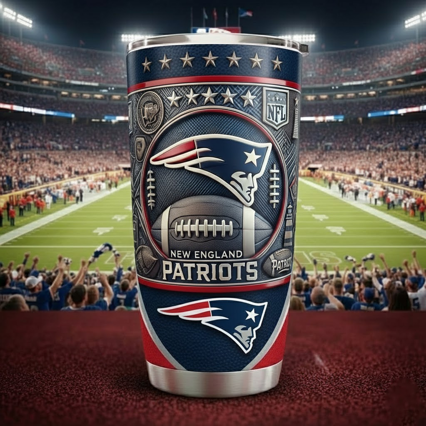 NE X NFL mascot-shaped thermal mug V2 NAK NHT