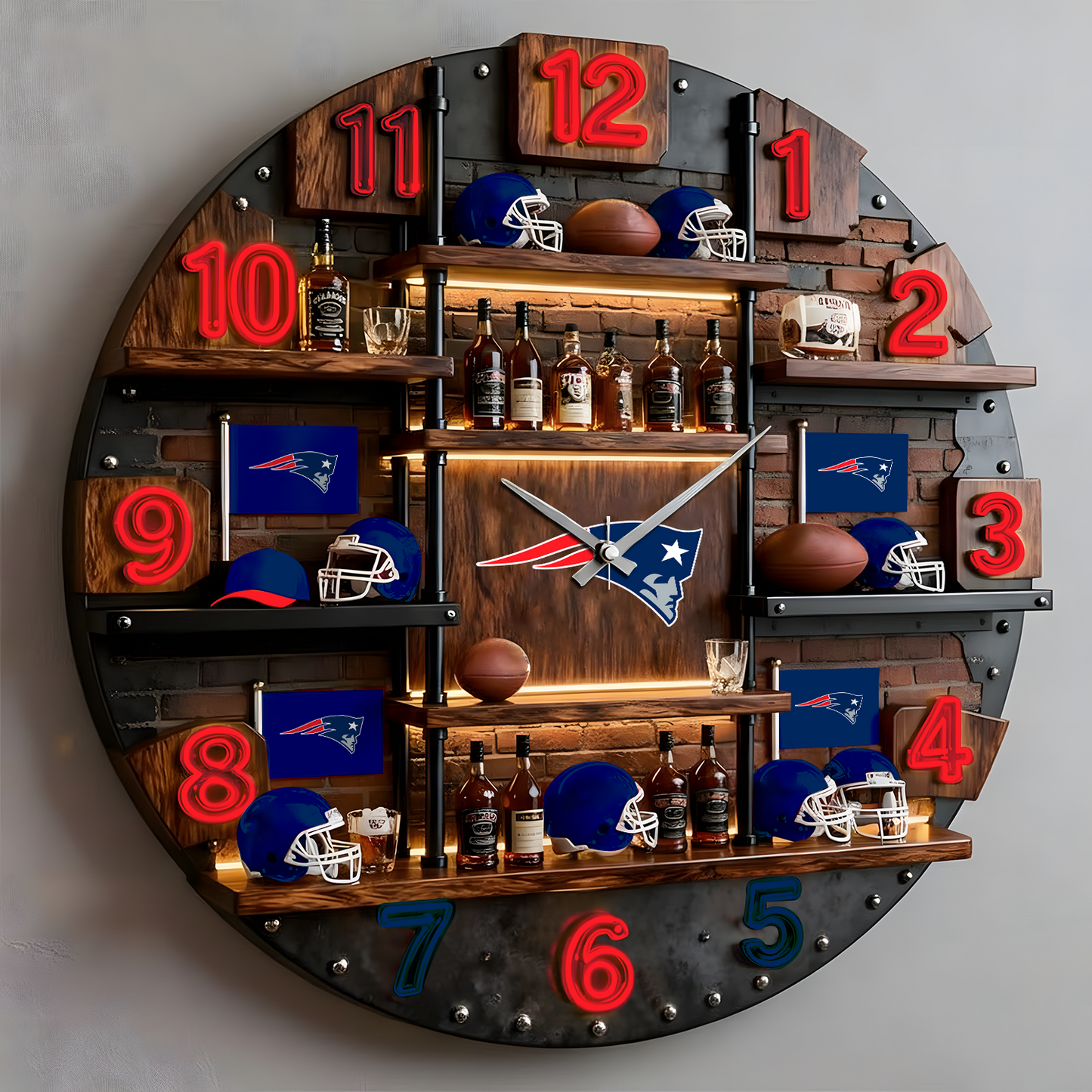 NE X Premium Illuminated Wall Clock 2026 NAK NHT