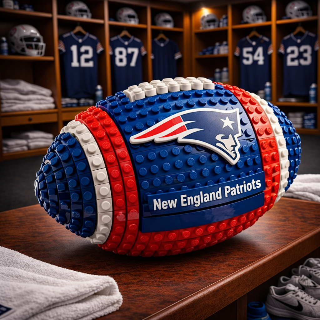 NEP x NFL Team Building Block Football Set DDT CTND