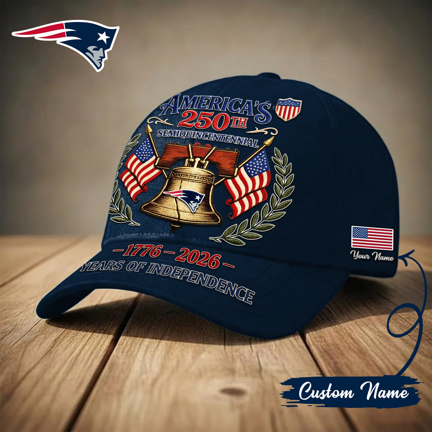 NEW x Premium NFL 1776-2026 Years Of Independence Classic Cap NAK LBN