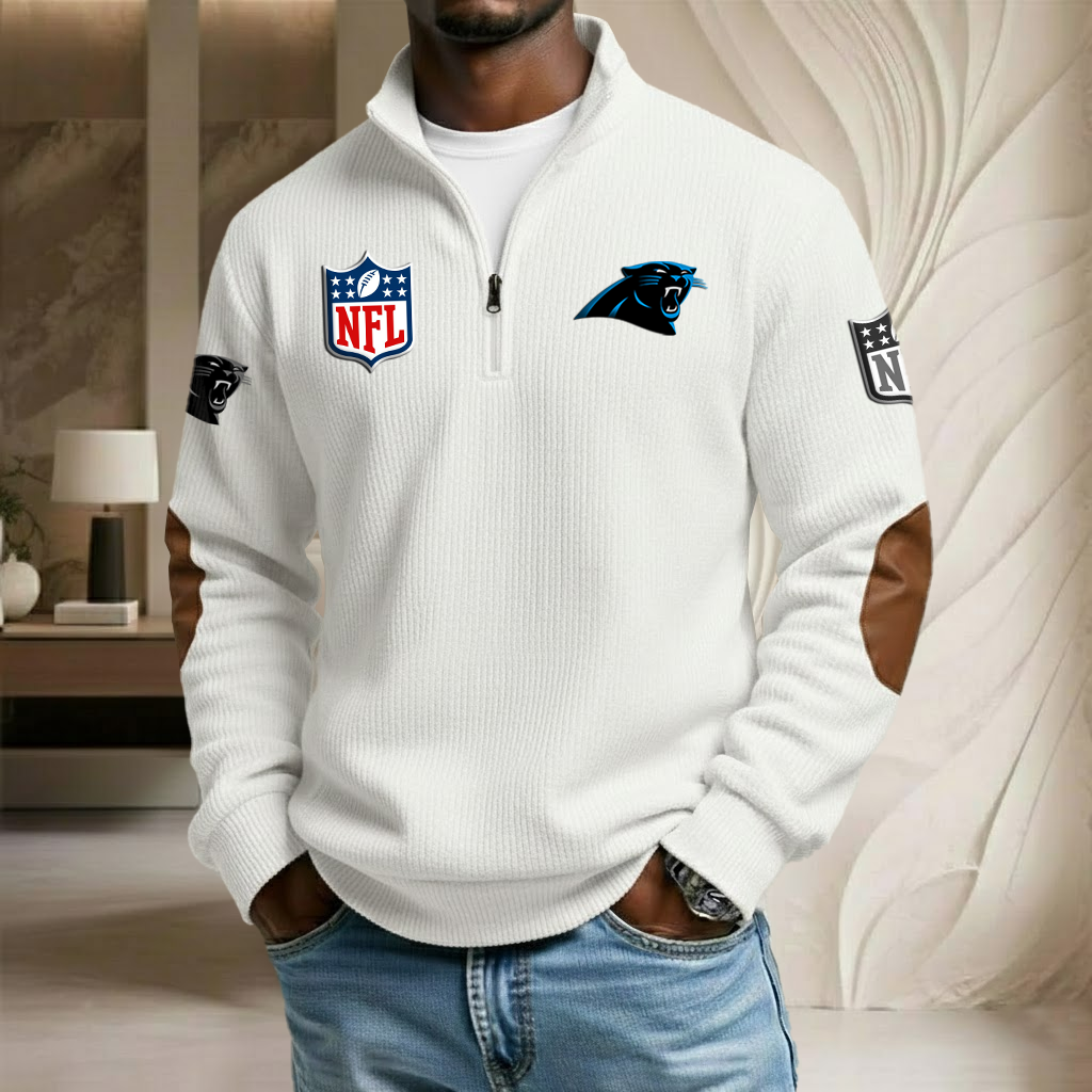 NFL x CAR Stand Collar Half-zip Sweatshirt HLP HLPHUONG