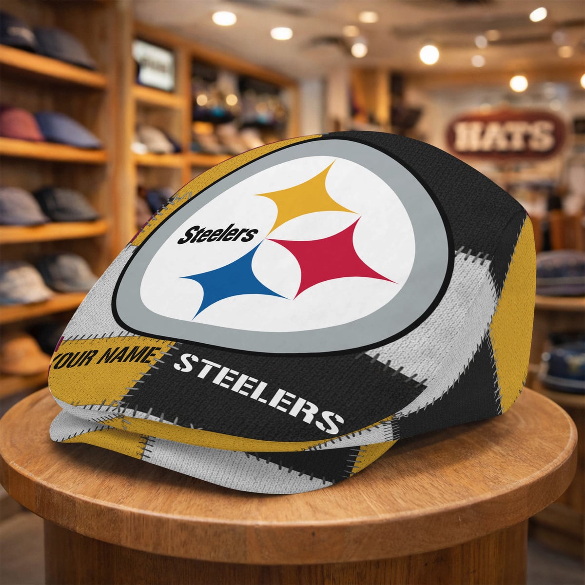 NFL x PIT Custom Name Jeff Cap HLP HLPHUONG