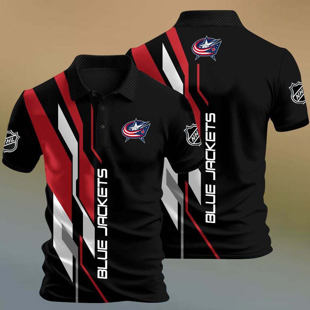 NHL x CBJ Racing Premium Polo Shirt HLP HLPHUONG