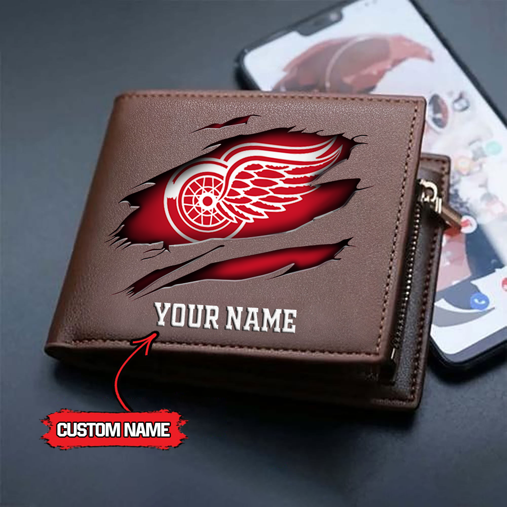 NHL x DRW Custom Name Leather Wallet HLP HLPHUONG