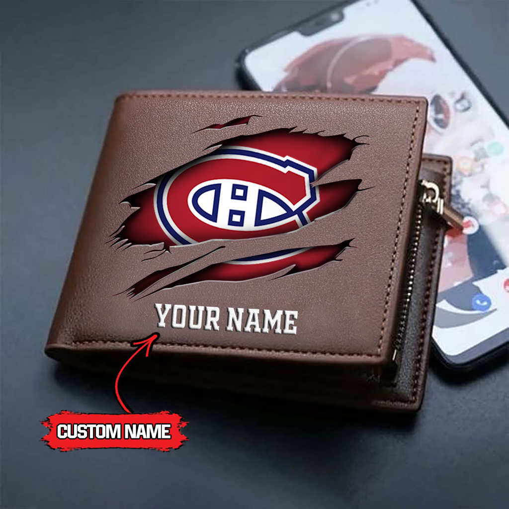 NHL x MC Custom Name Leather Wallet HLP HLPHUONG