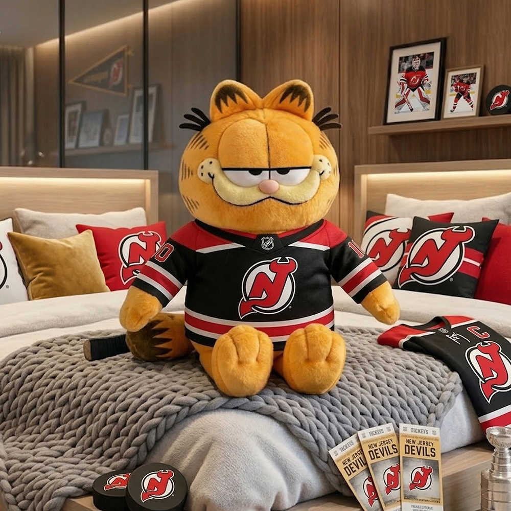 NJD x Garfield plushie in NHL team editions NAK TTT