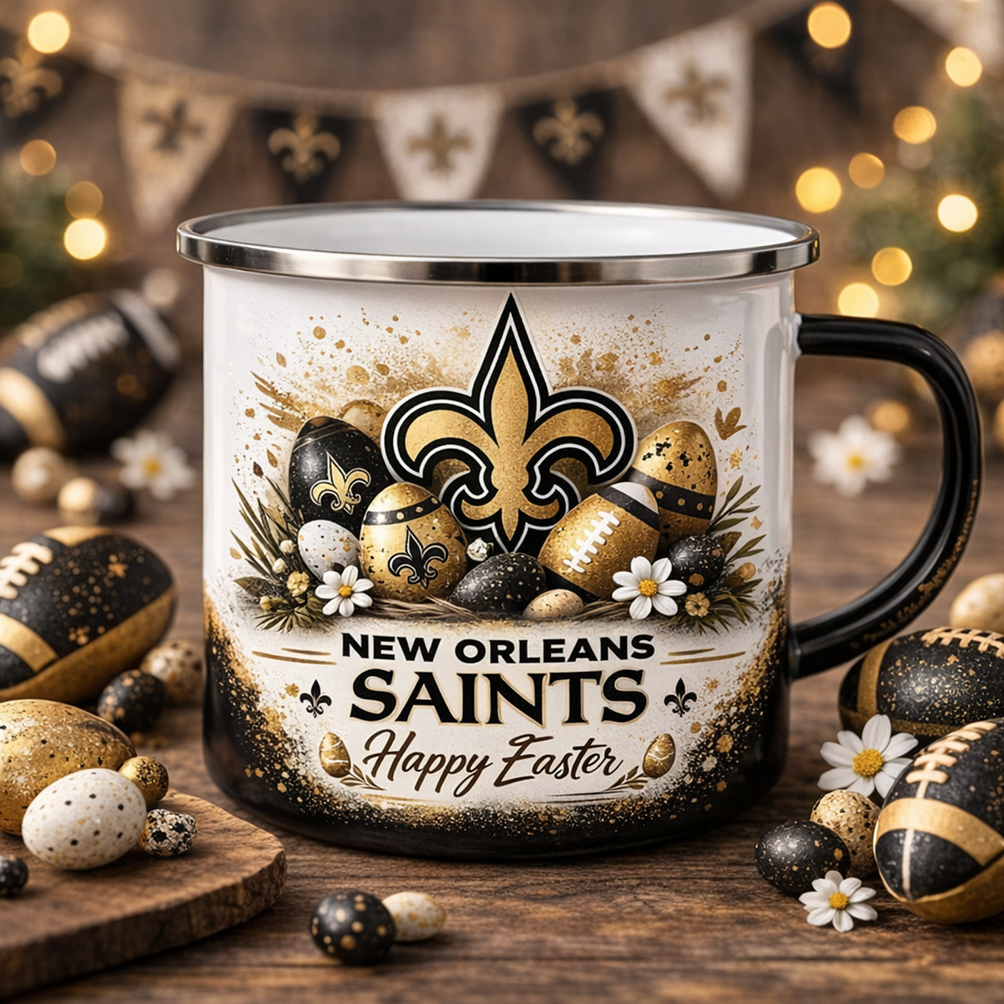 NO X NFL Easter-themed enamel mug NAK NHT