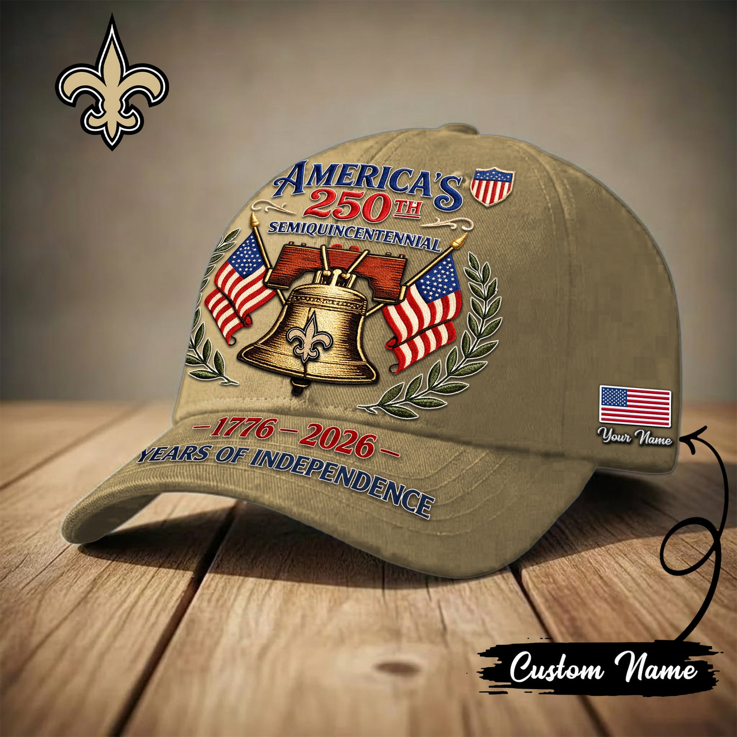 NOS x Premium NFL 1776-2026 Years Of Independence Classic Cap NAK LBN