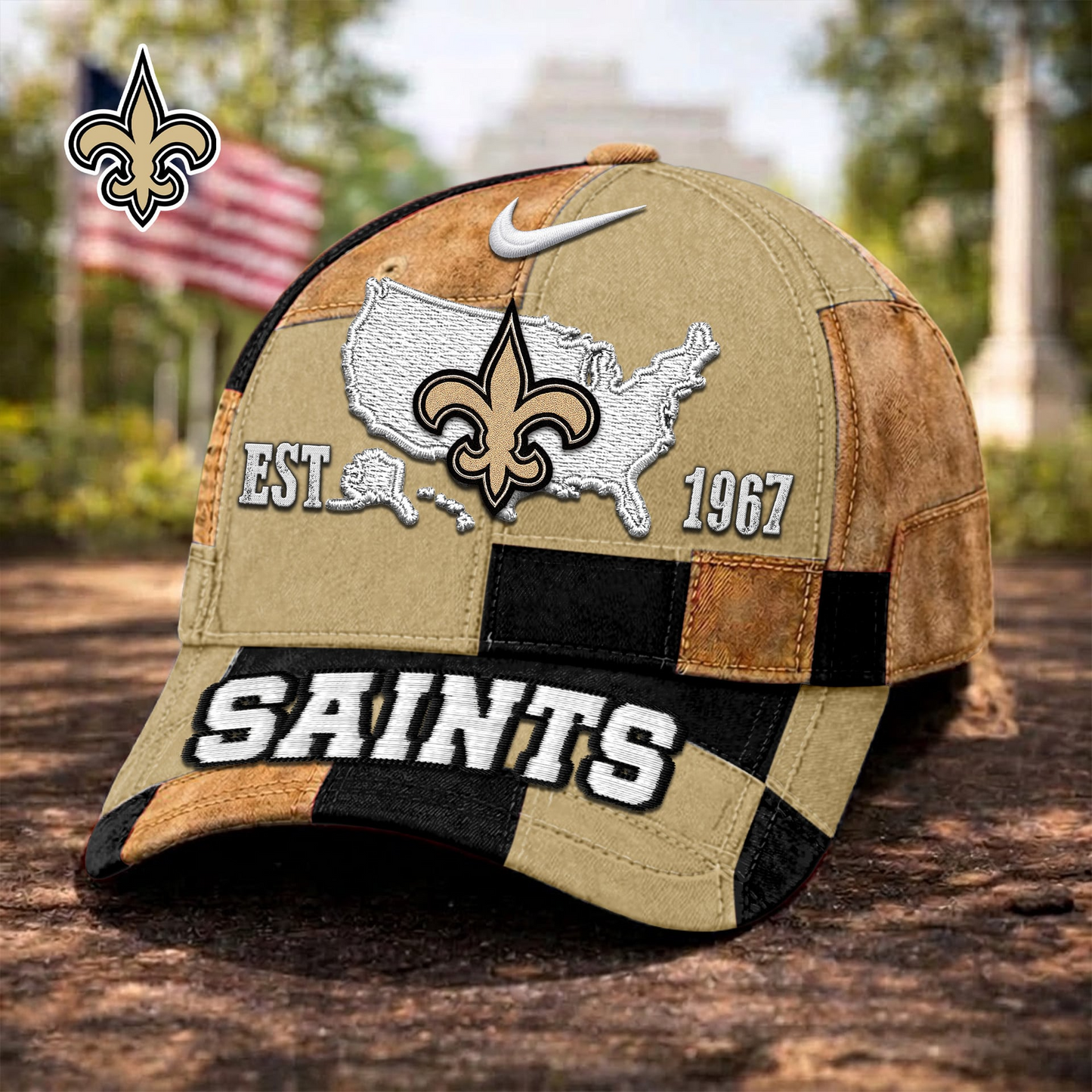 NOS x Premium NFL Heritage Game Day Classic Cap NAK LBN