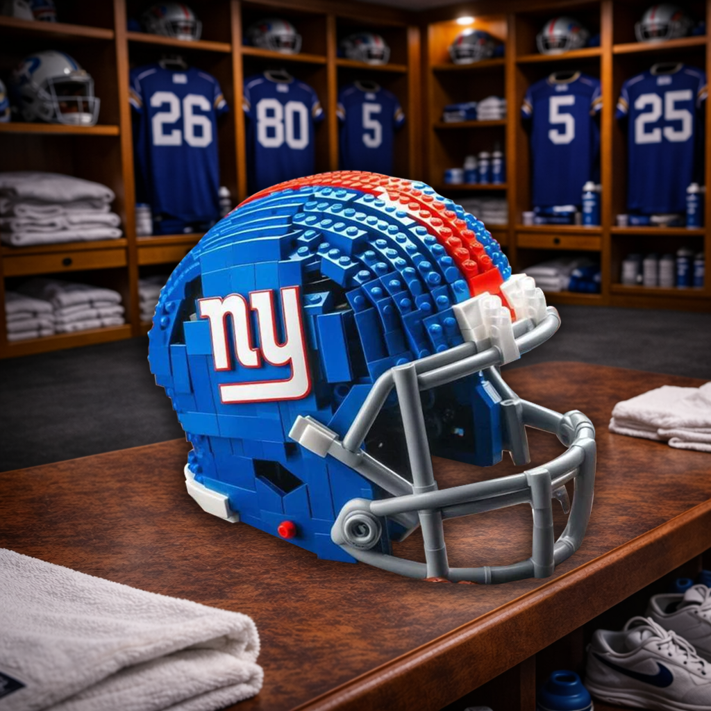 NYG x NFL Teams Helmets Armed With Lego-Like Blocks DDT CTND