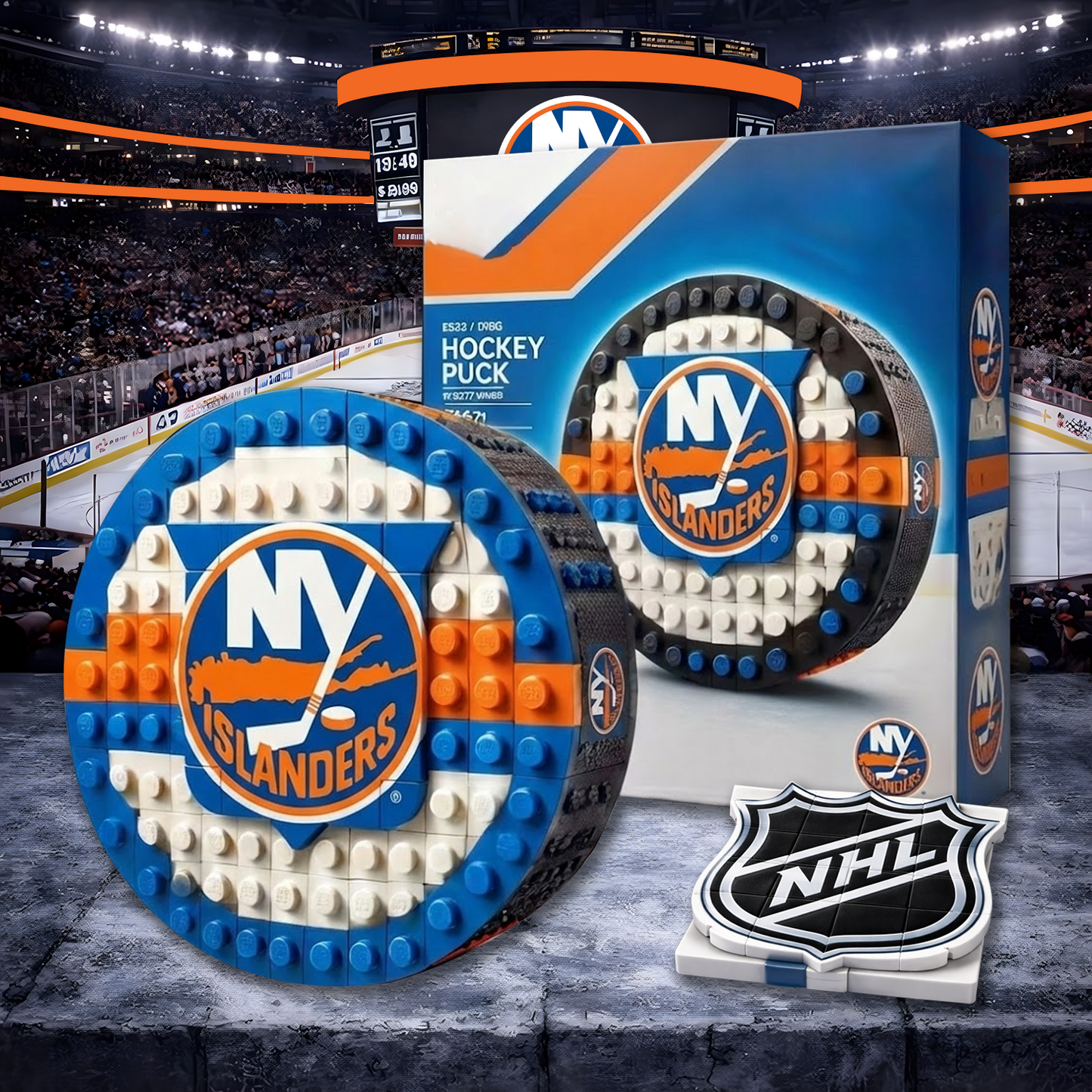 NYI X NHL Hockey Game Building Blocks NHT NAK