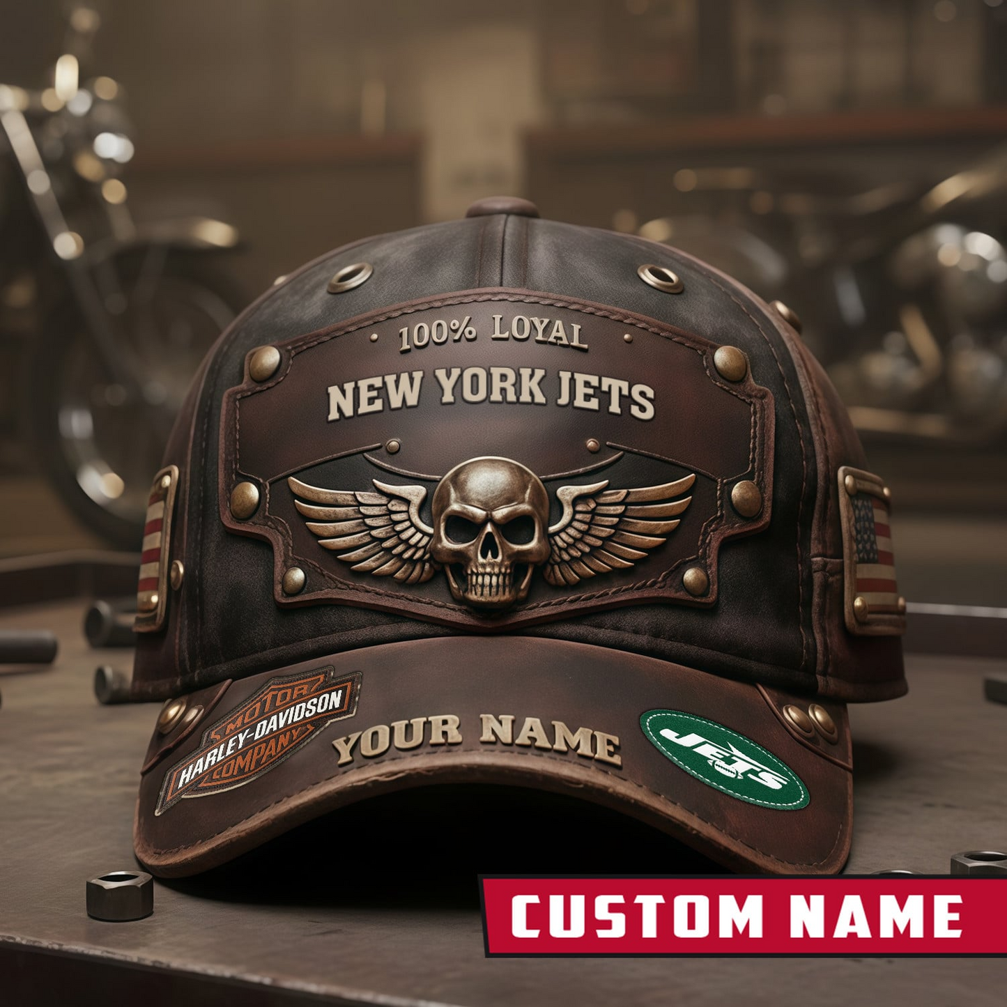 NYJ x NFL Harley-Davidson Vintage Cap NAK CTKT