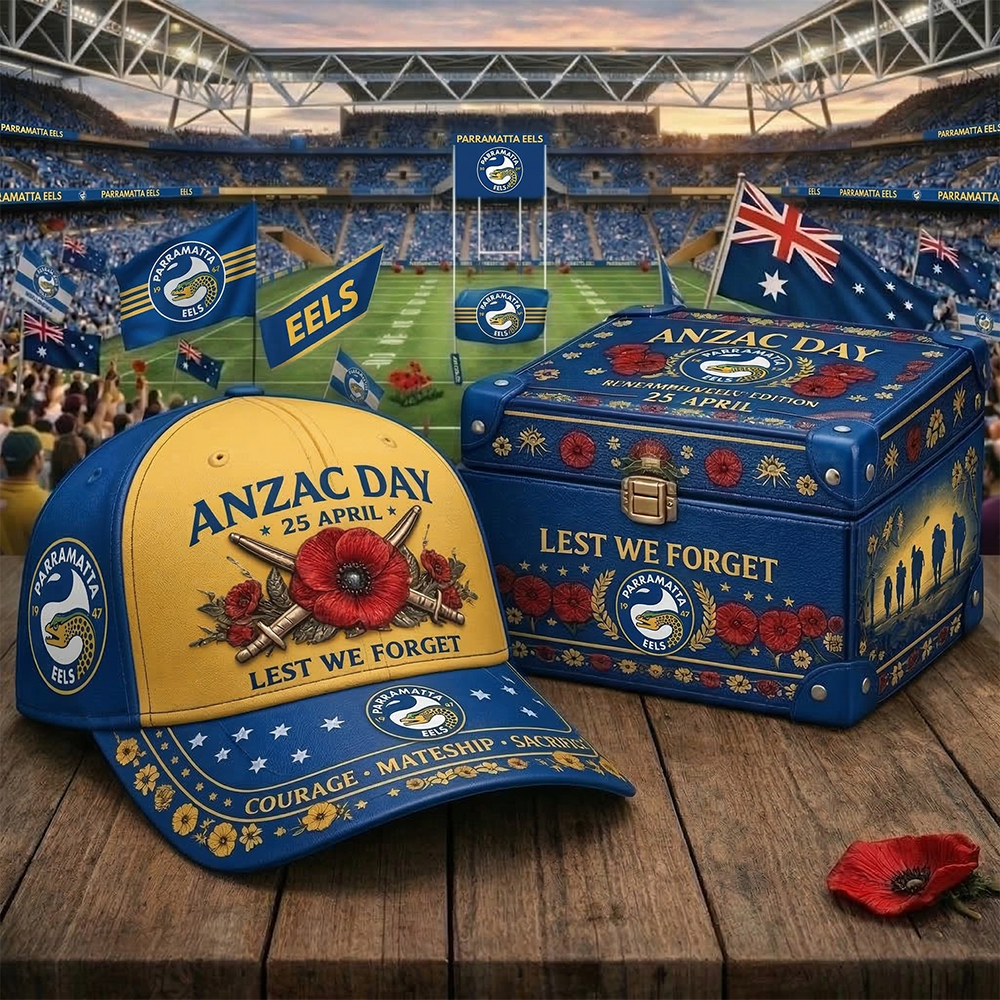 PE_NRL ANZAC Day Heritage Edition - Limited Lest We Forget Team Cap Set NAK TTT
