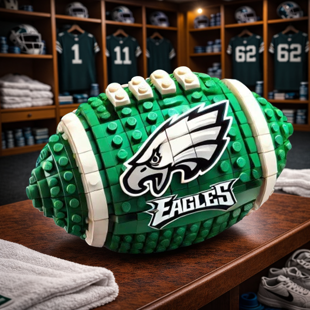 PE x NFL Team Building Block Football Set DDT CTND