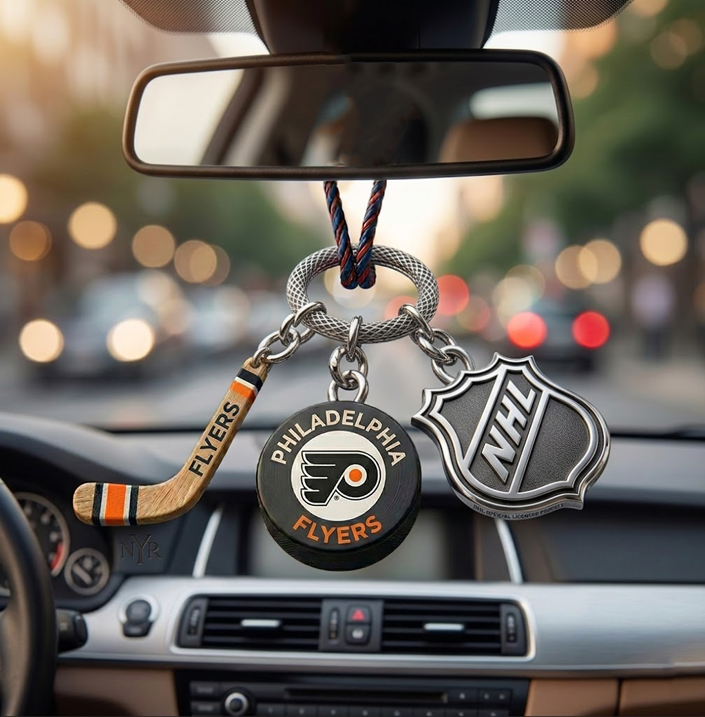 PF x NHL Custom Hockey Puck Car Charm NAK TTT