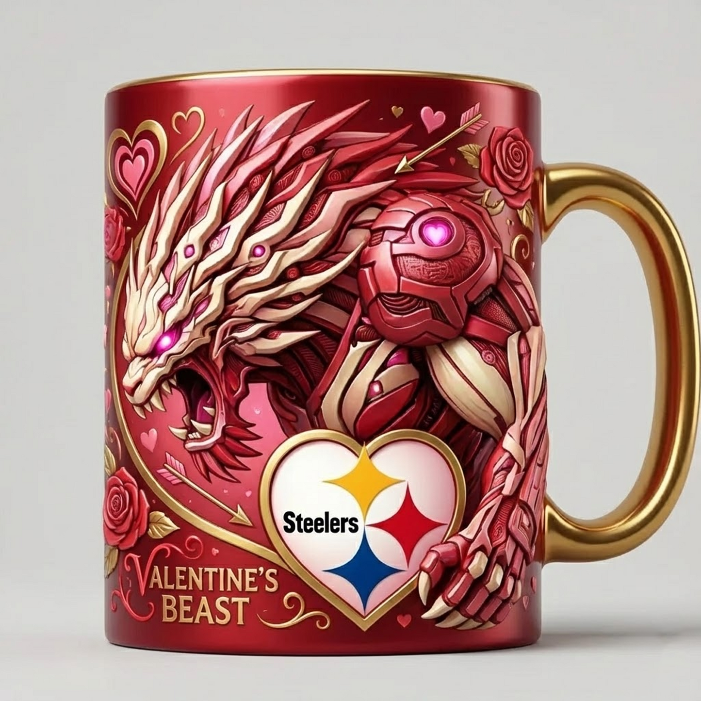 PIT X NFL Love Season Mug - Valentine V2 NAK NHT