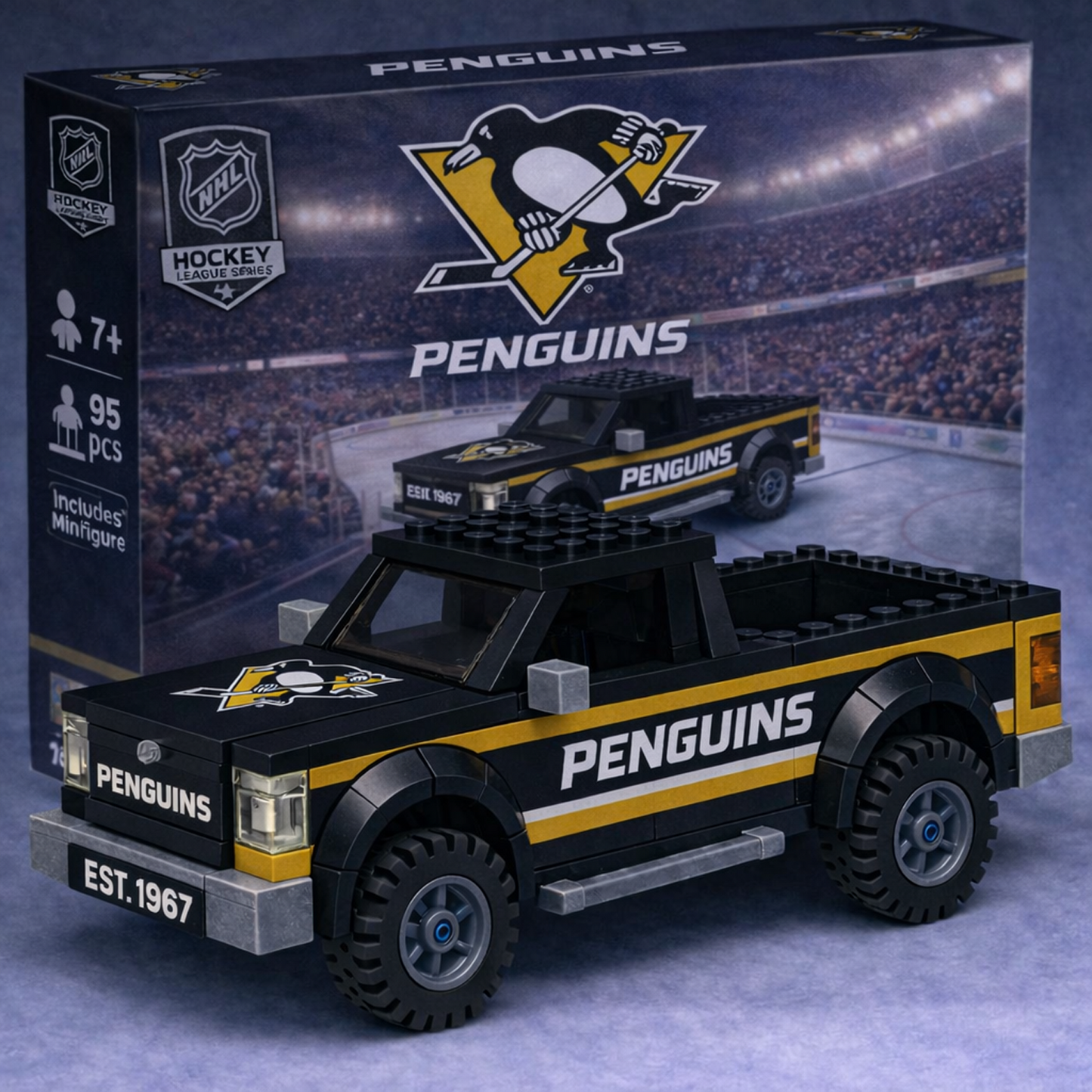 PIT x NHL Building Blocks Truck Toy Set V2 DatND DVT