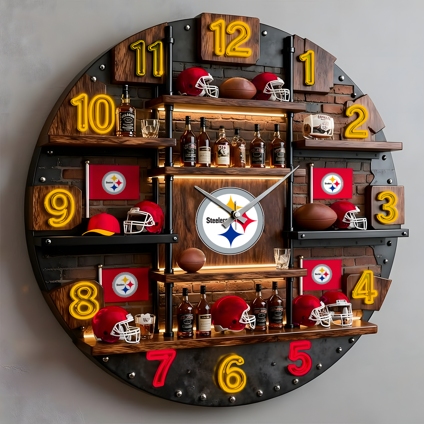 PIT X Premium Illuminated Wall Clock 2026 NAK NHT