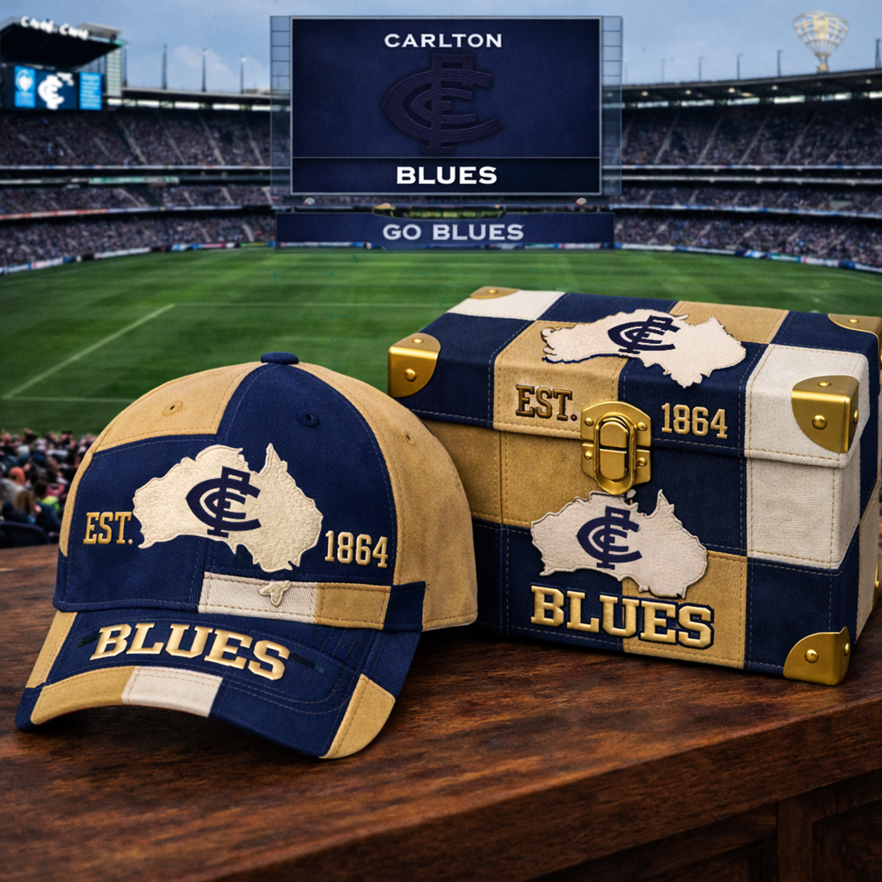 Premium AFL CB Heritage Patchwork Vintage Cap V12 NMD TTV