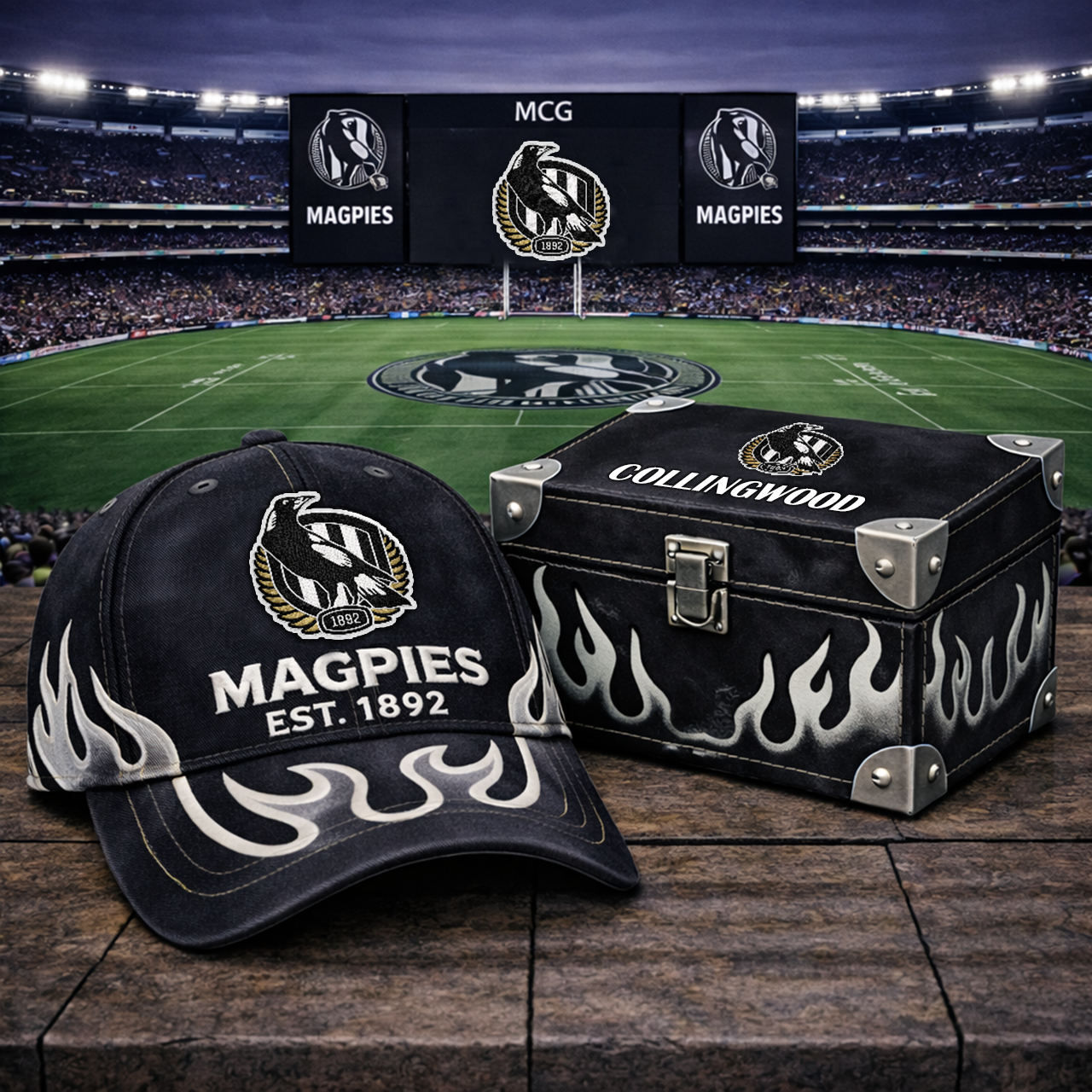 Premium AFL CM Flame Heritage Vintage Cap V13 NMD TTV