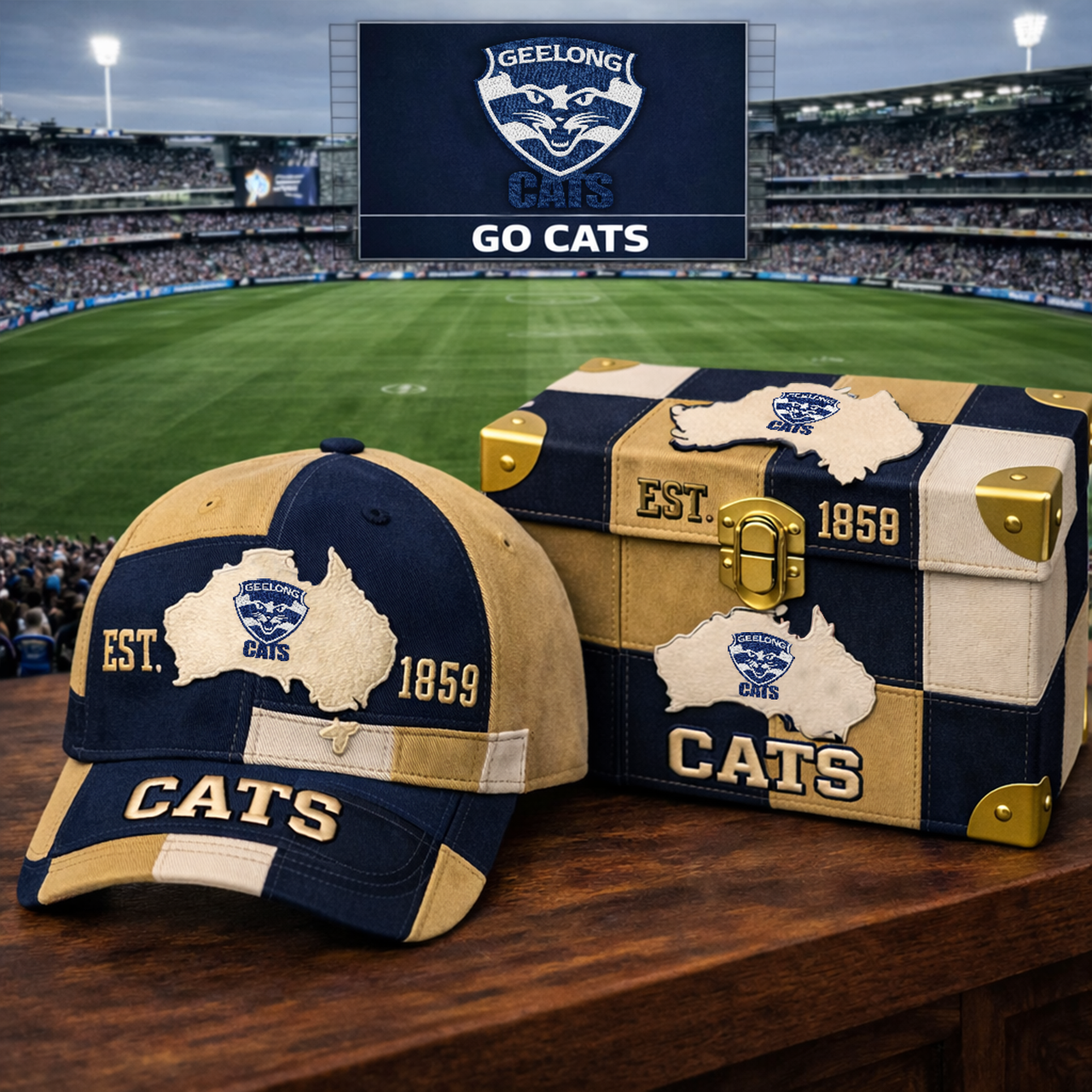 Premium AFL GC Heritage Patchwork Vintage Cap V12 NMD TTV