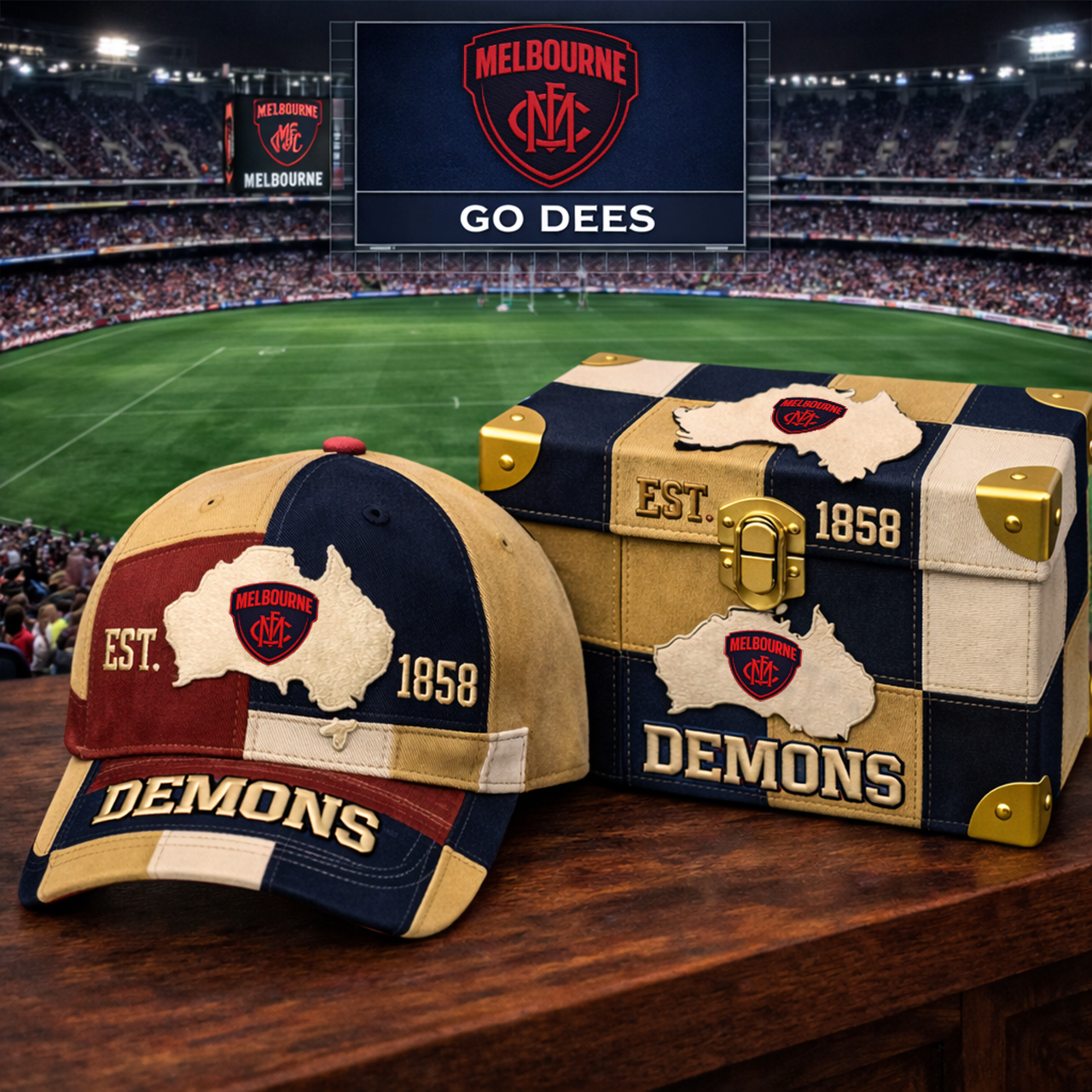 Premium AFL MD Heritage Patchwork Vintage Cap V12 NMD TTV