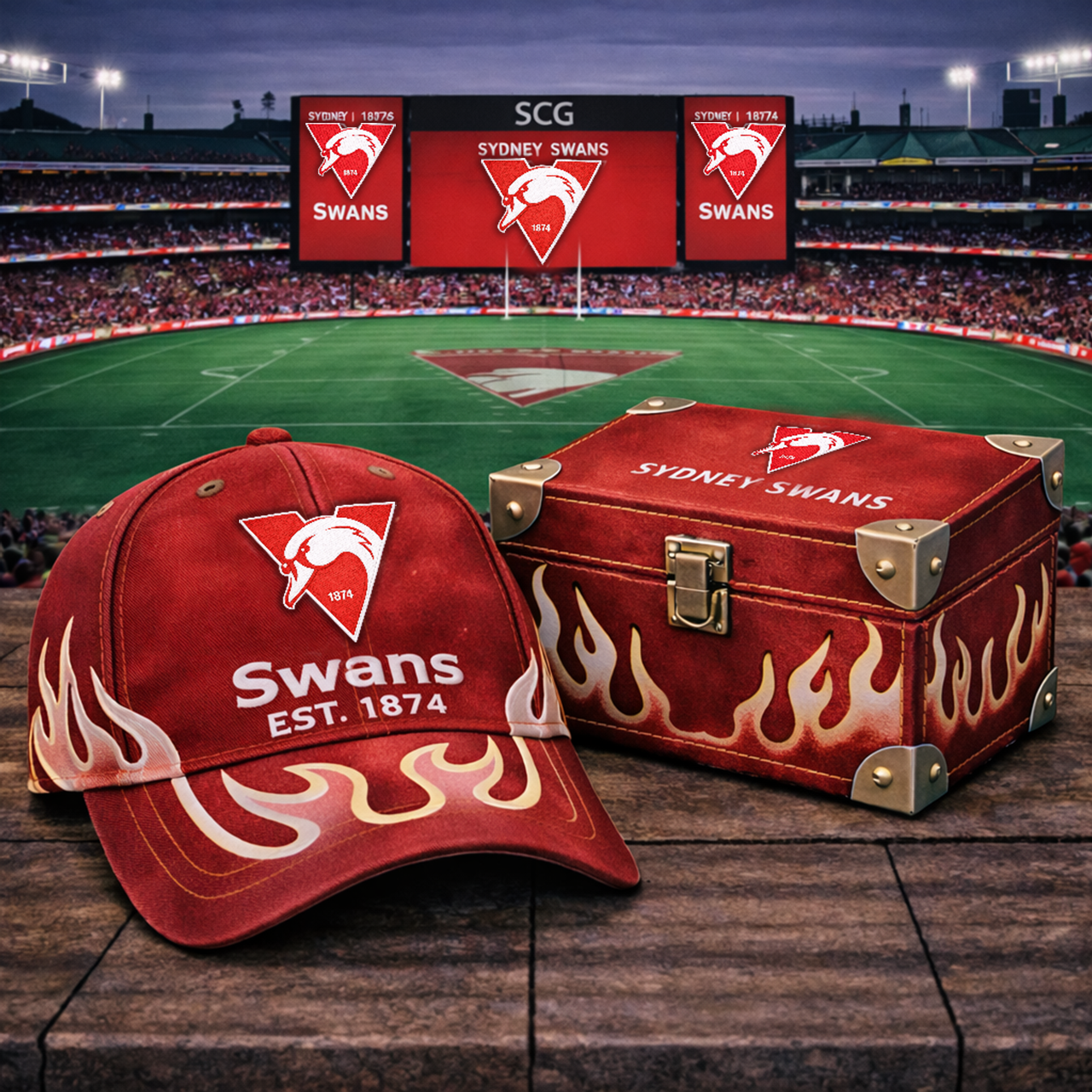 Premium AFL SS Flame Heritage Vintage Cap V13 NMD TTV