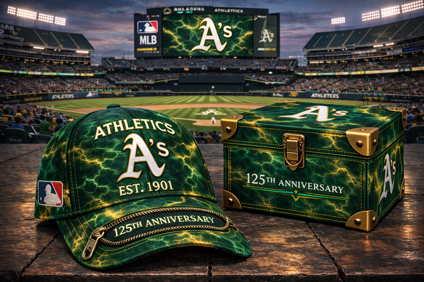 Premium MLB ATH Anniversary Tie-Dye Heritage Zipper Cap V9 NMD CTKT