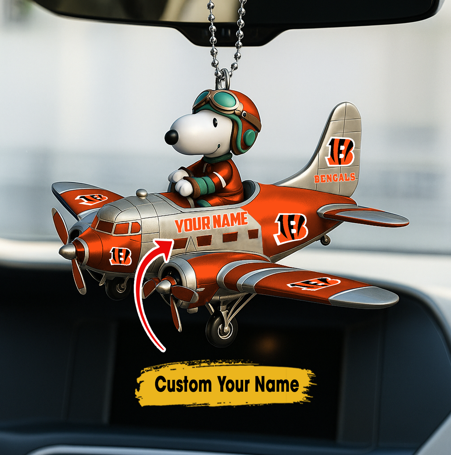 Premium NFL CB2 x SNP Your Name Car Ornament V2 NAK TTT