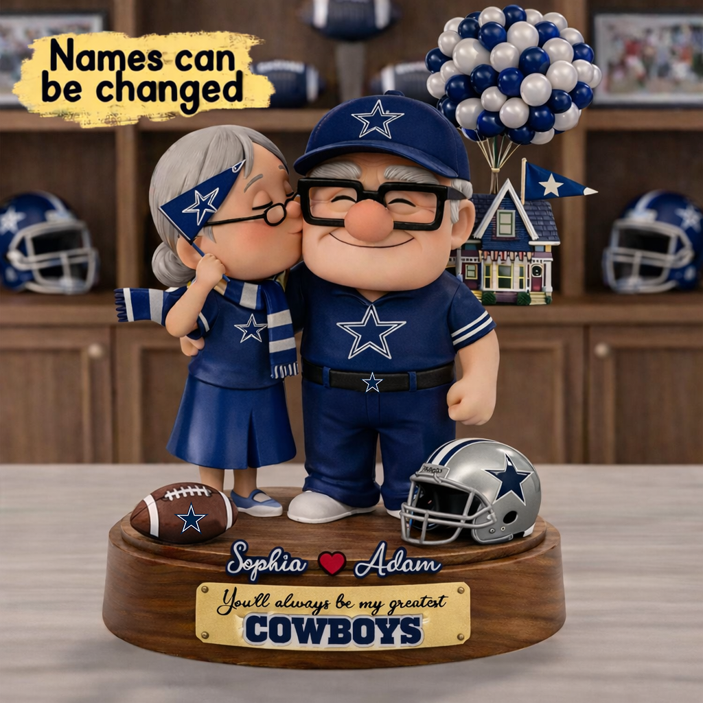 Premium NFL DC x Ups Personalized Couple Name Acrylic Plaque V1 NMD CTKT