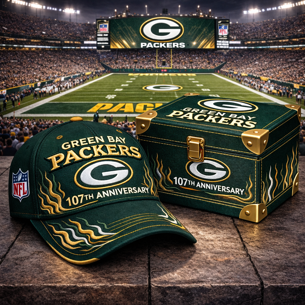 Premium NFL GBP Anniversary Flame Edition Cap V8 NMD CTKT