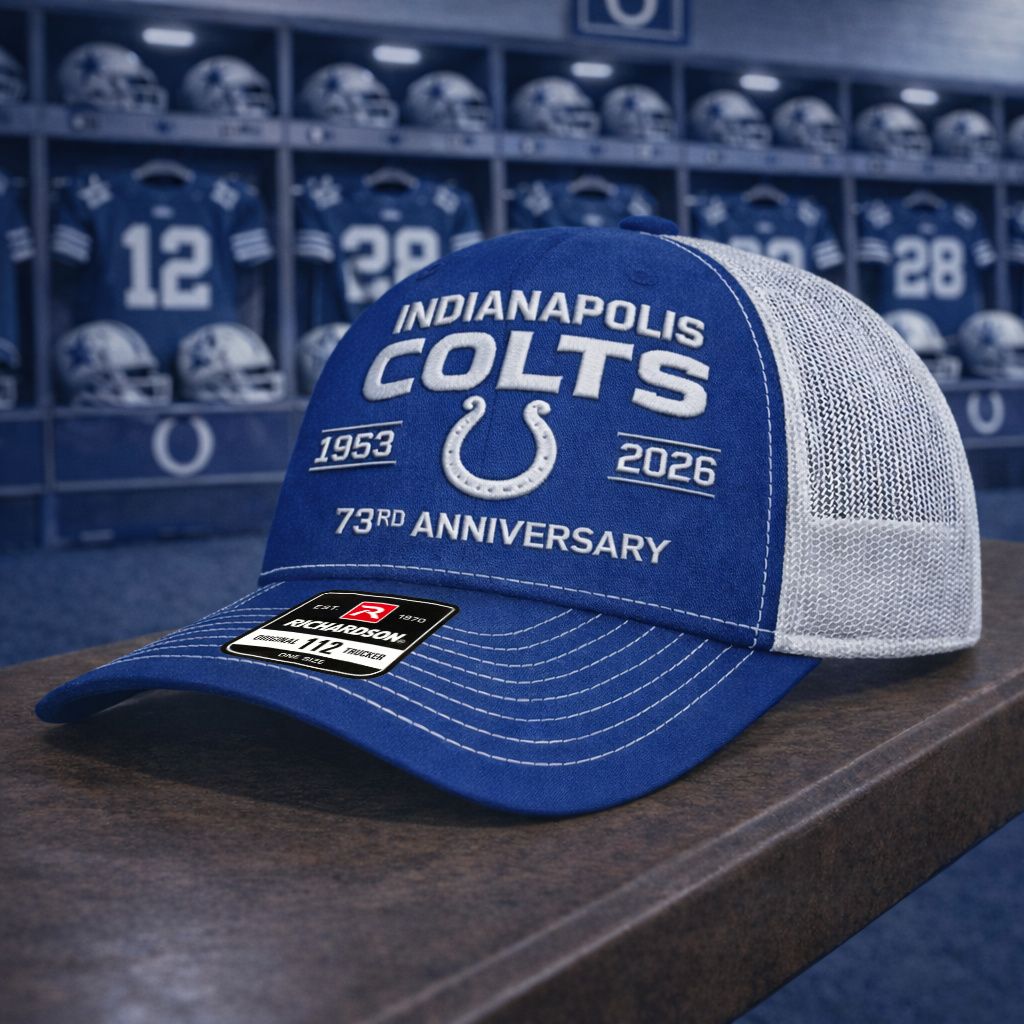 Premium NFL IND Anniversary Trucker Hats V2 NMD 260226 TTV