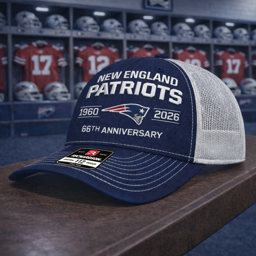 Premium NFL NE Anniversary Trucker Hats V2 NMD 260226 TTV