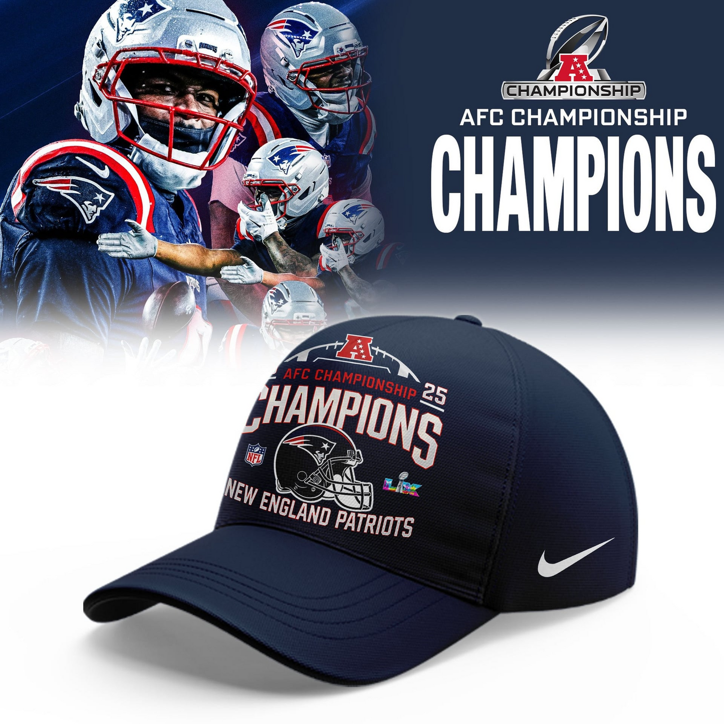 Premium NFL NEP Champions Cap V2 NMD TTV