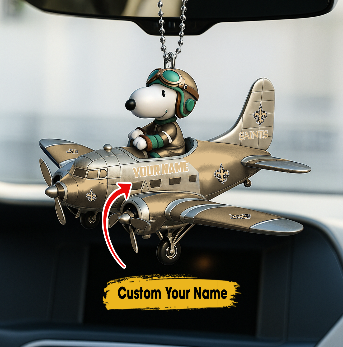 Premium NFL NOS x SNP Your Name Car Ornament V2 NAK TTT