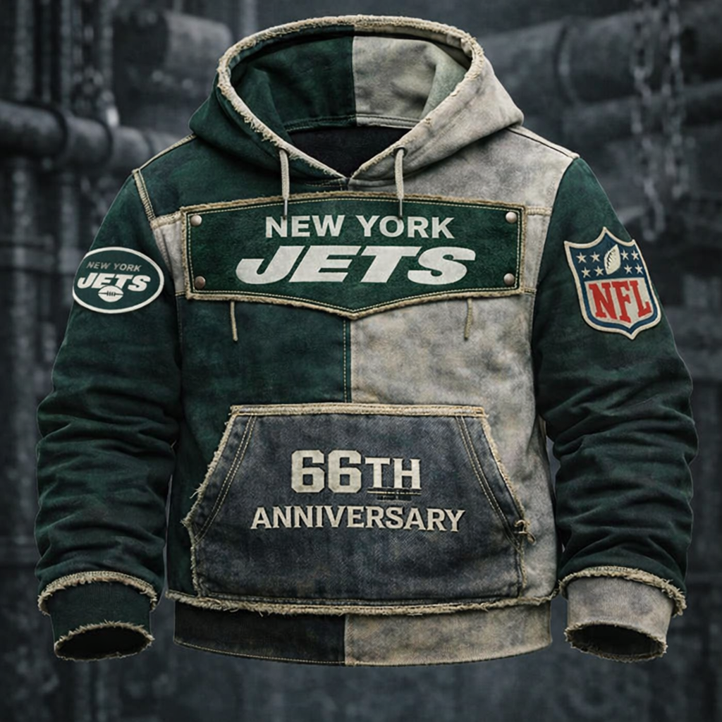 Premium NFL NYJ Anniversary Vintage Hoodie V1 NMD TTV
