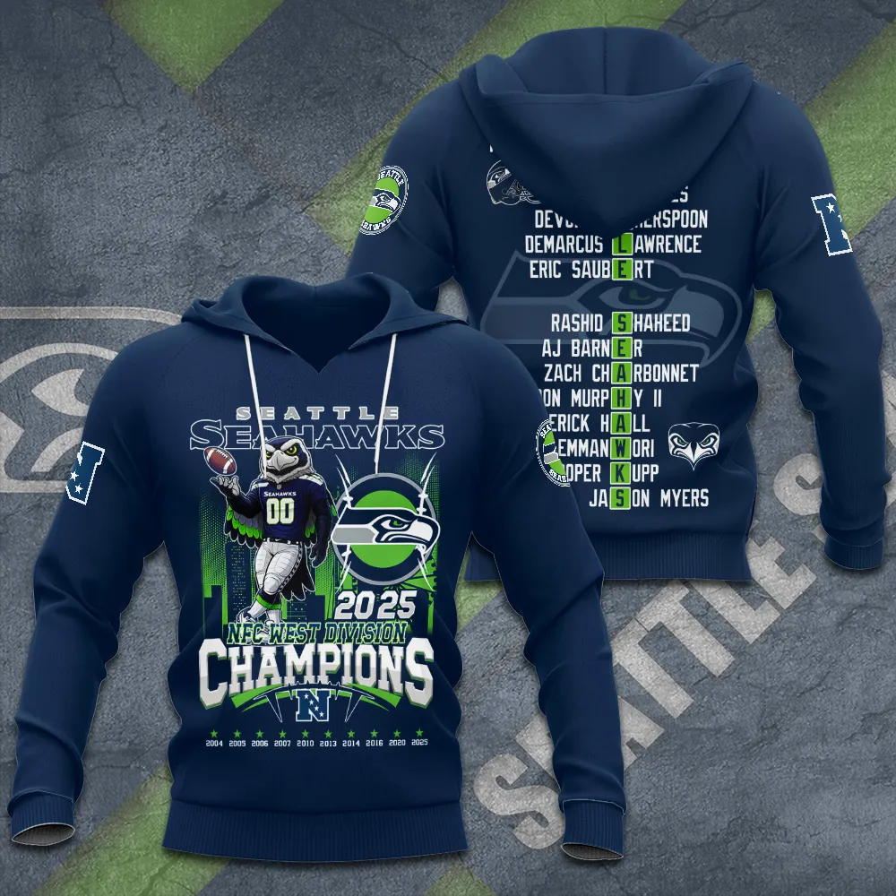 Premium NFL SEA 2025 NFC West Champions Shirt V4 NMD 070125 TTV