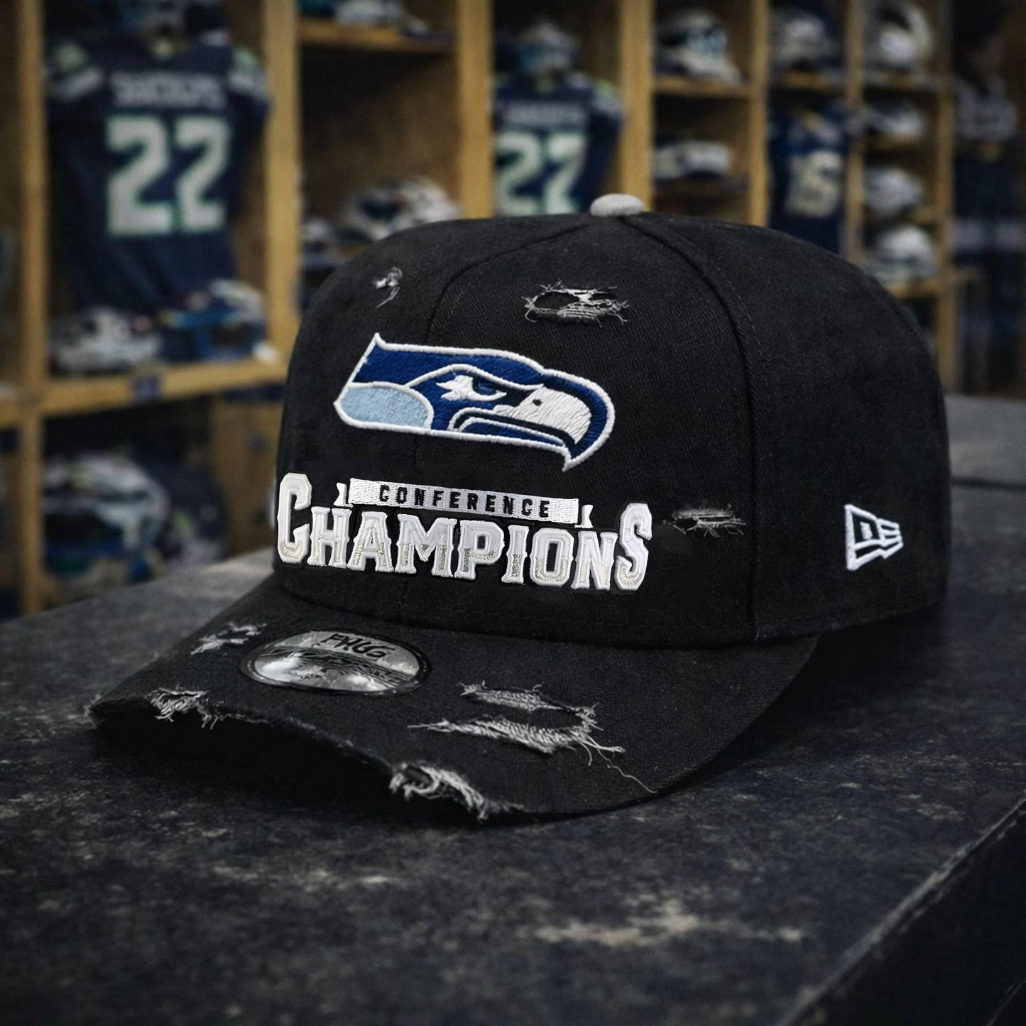 Premium NFL SEA Champions Cap V11 NMD TTV