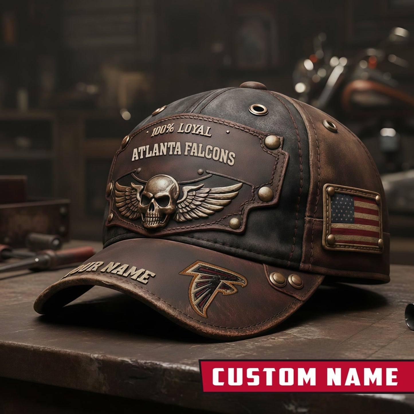 Premium NFL X ATL Harley-Davi Vintage Cap NDT NHM
