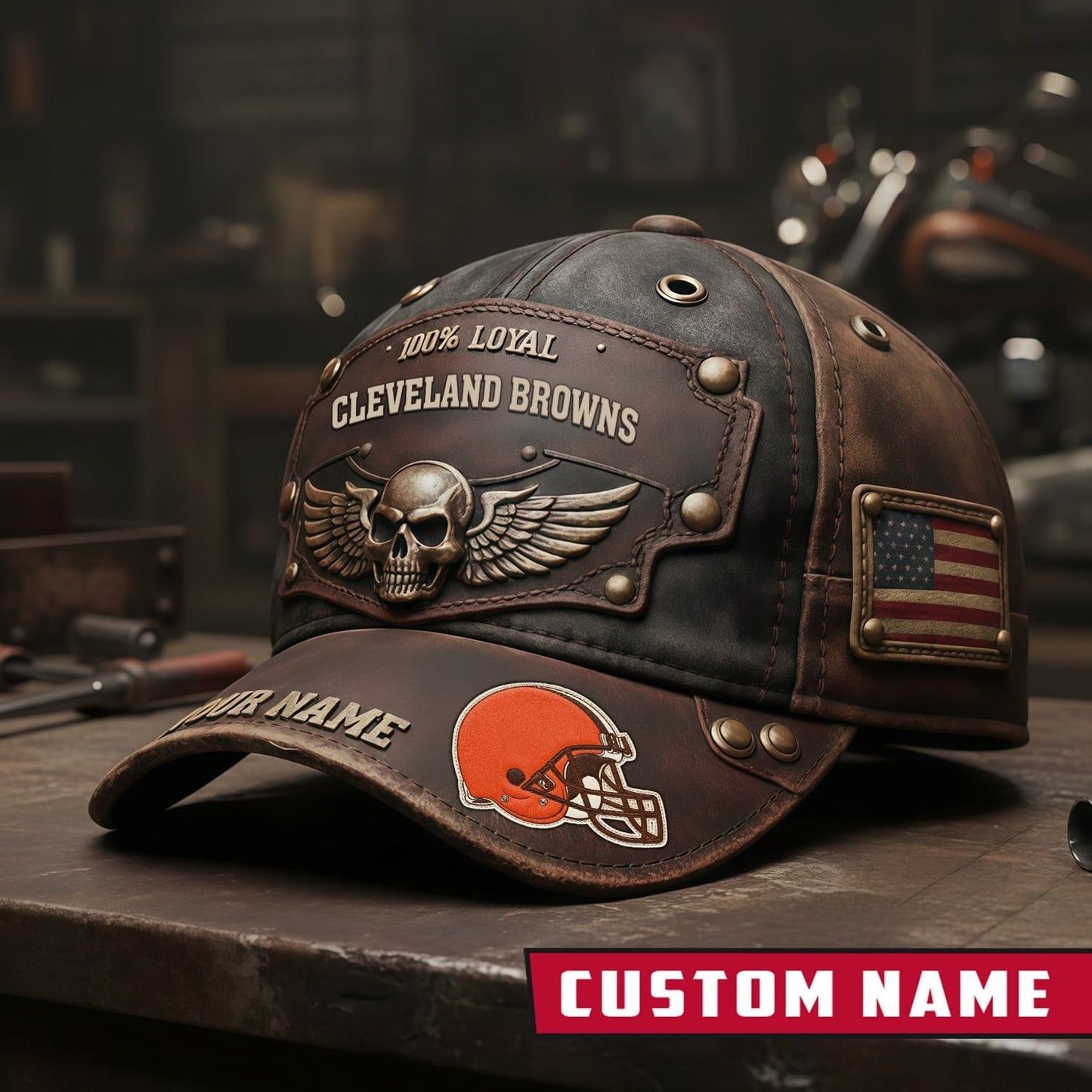Premium NFL X CLE Harley-Davi Vintage Cap NDT NHM