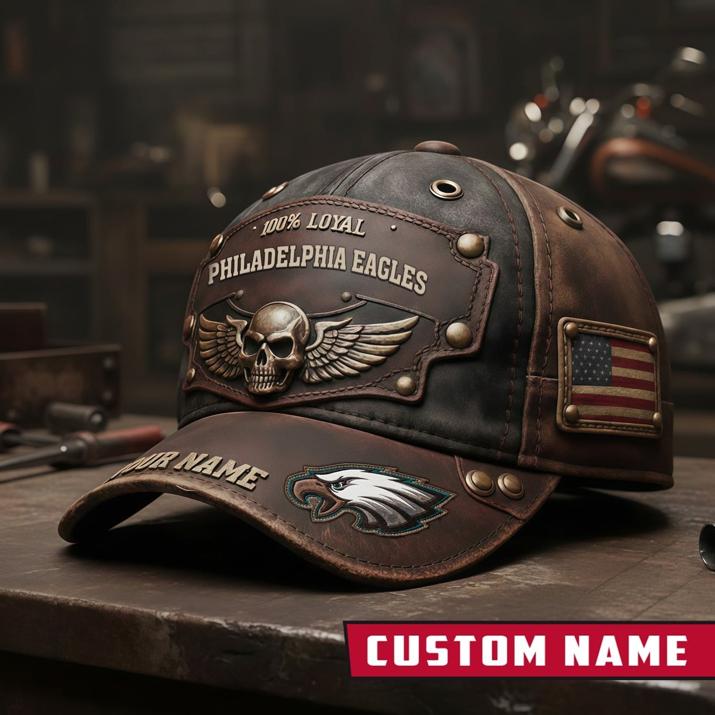 Premium NFL X PHI Harley-Davi Vintage Cap NDT NHM
