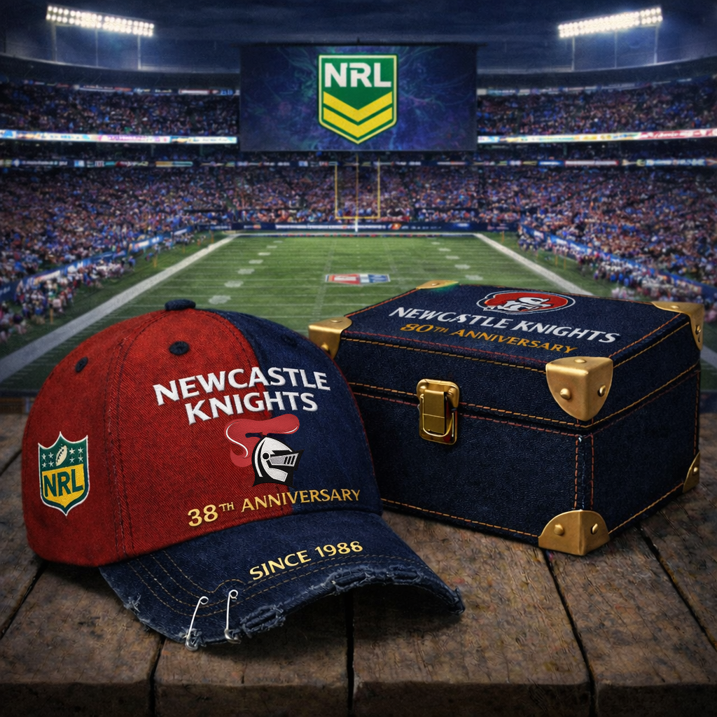 Premium NRL NK Anniversary Vintage Crackle Hat V7 NMD CTKT