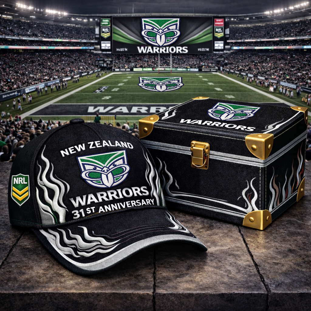 Premium NRL NZW Anniversary Flame Edition Cap V8 NMD 270226 TTV