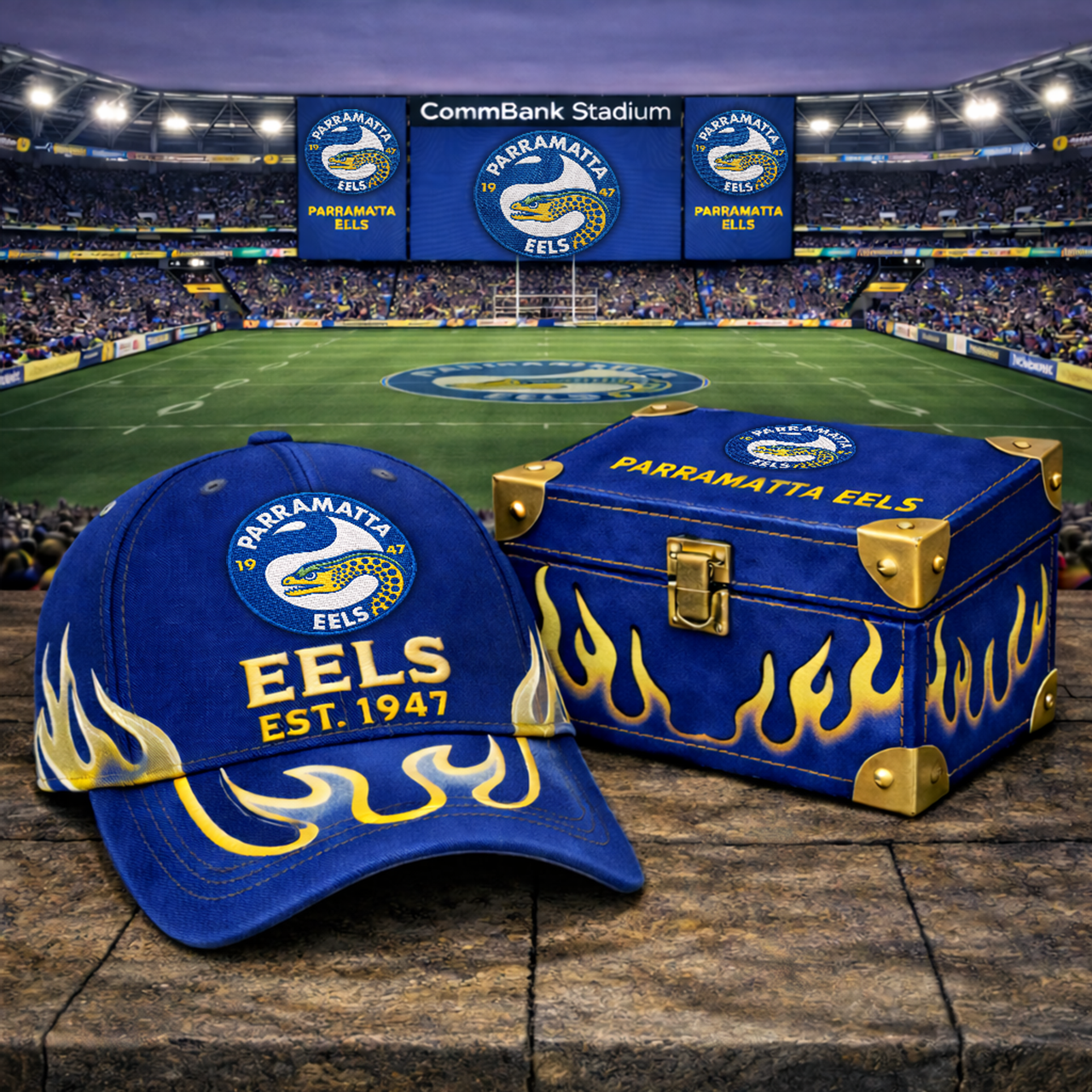 Premium NRL PE Flame Heritage Vintage Cap V13 NMD TTV