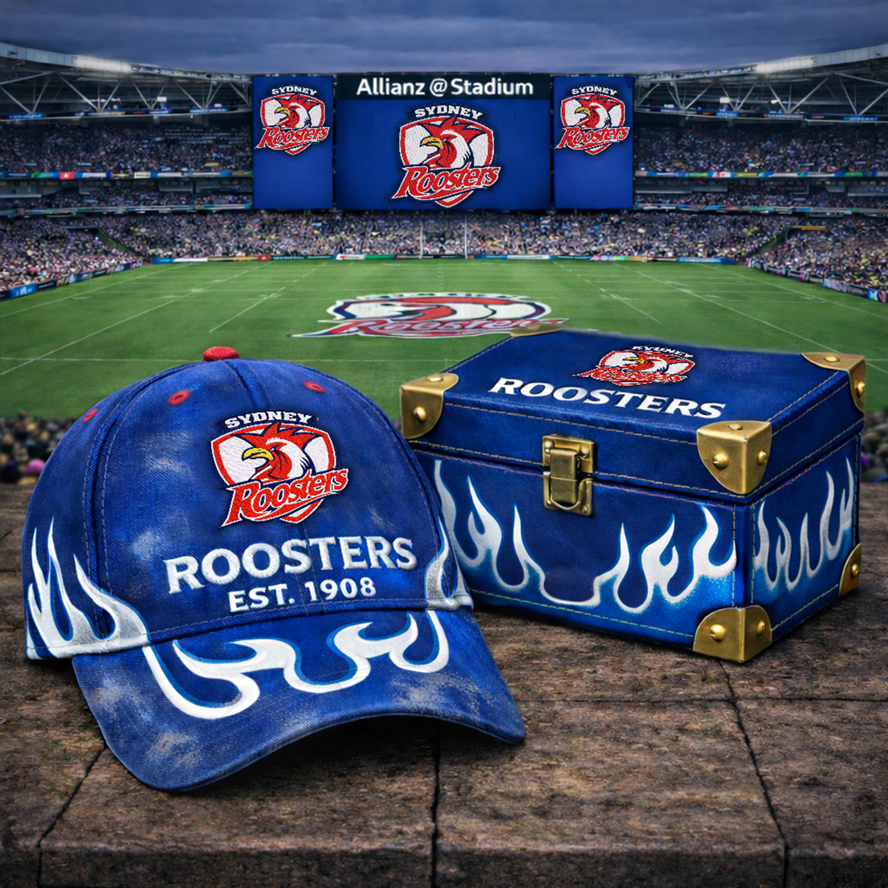 Premium NRL SR Flame Heritage Vintage Cap V13 NMD TTV