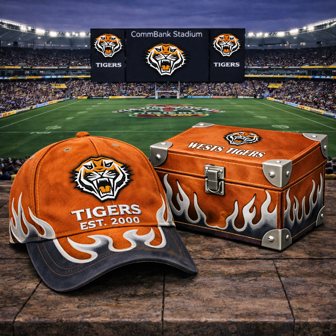 Premium NRL WT Flame Heritage Vintage Cap V13 NMD TTV