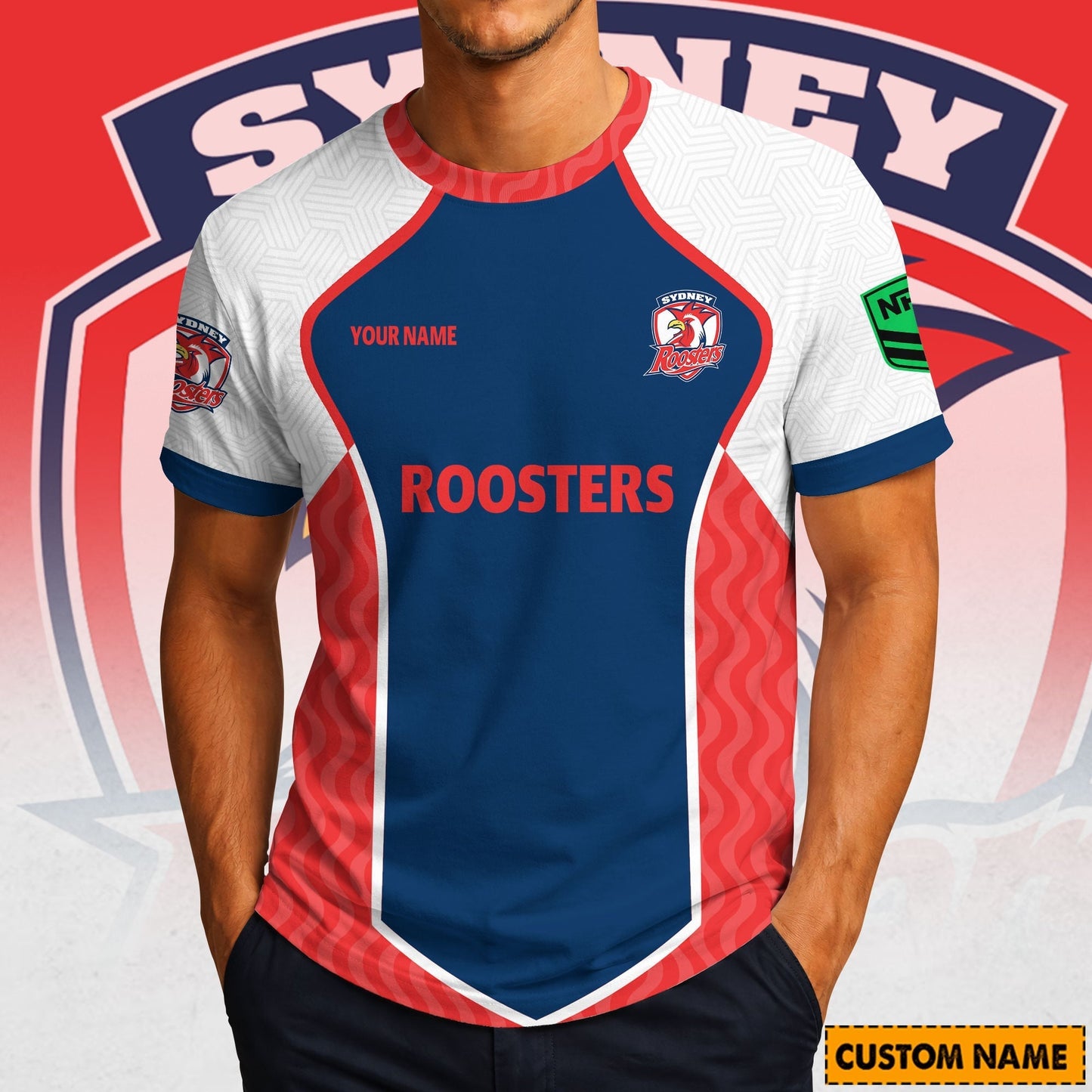 PREMIUM NRL X SR ROYAL POLO SHIRT Custom Name Limited Edition NDT LVH