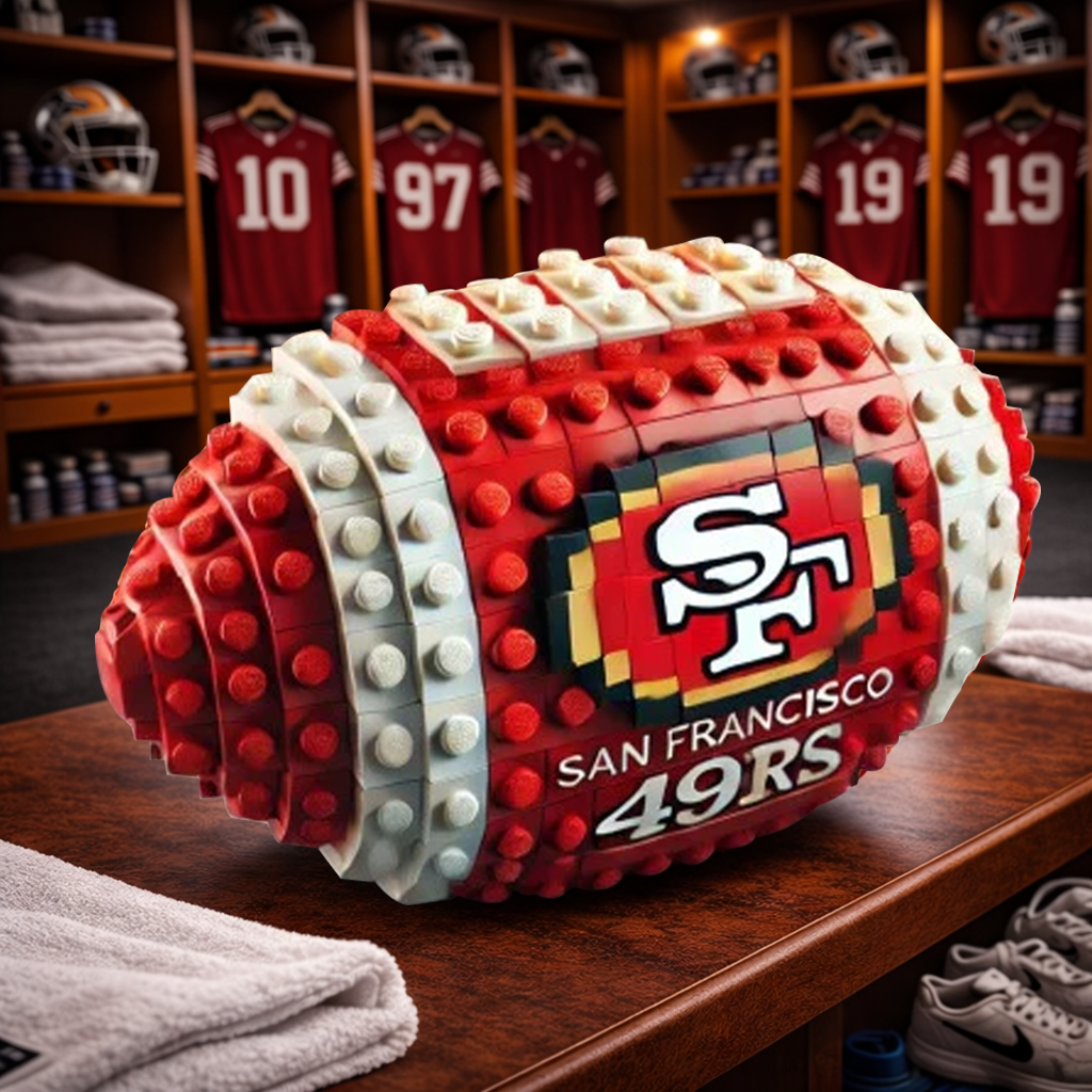 SF49 x NFL Team Building Block Football Set DDT CTND